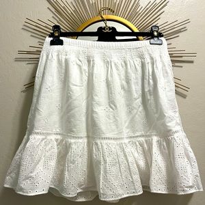 Madewell Eyelet skirt
